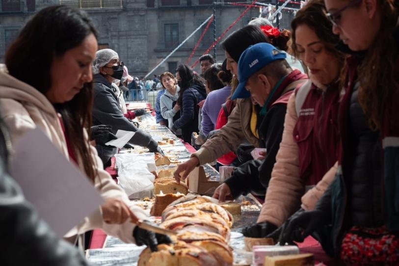 Revelan fecha para partir mega Rosca de Reyes en Ciudad de México