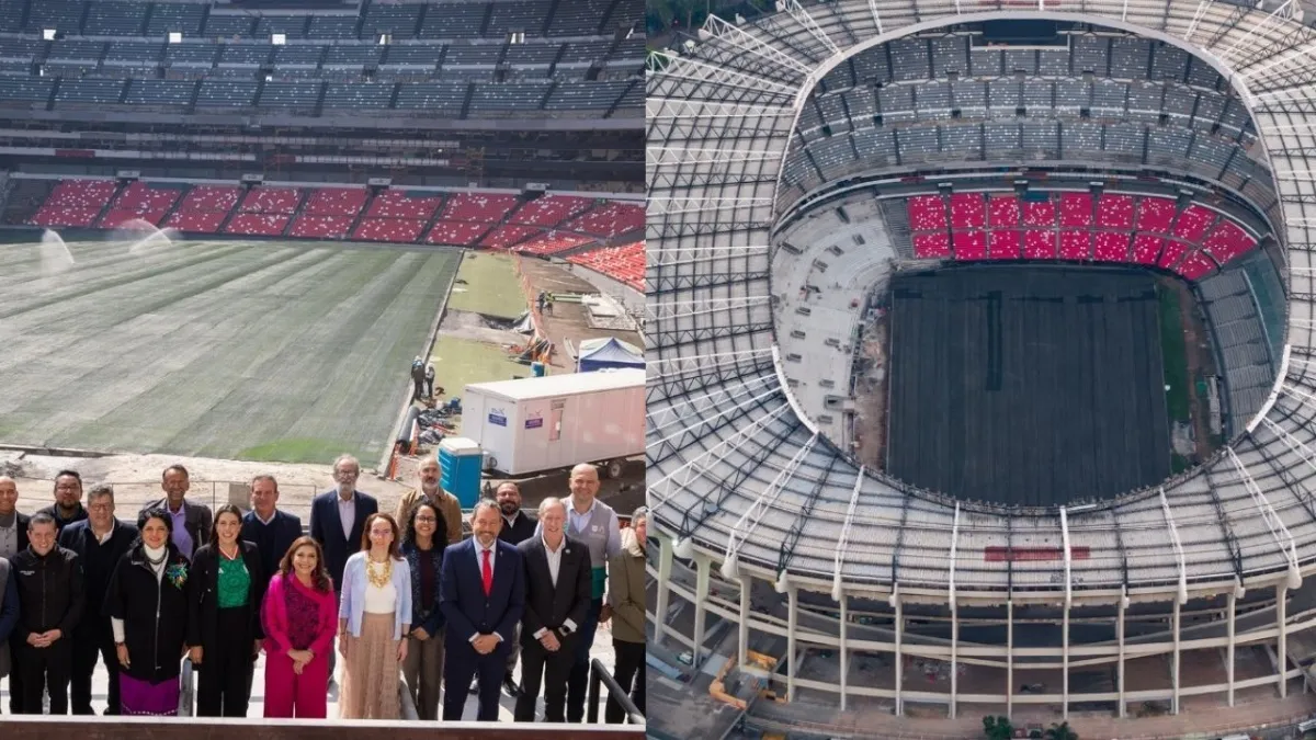 Mundial 2026 en México: así va quedando el Estadio Azteca (FOTOS)