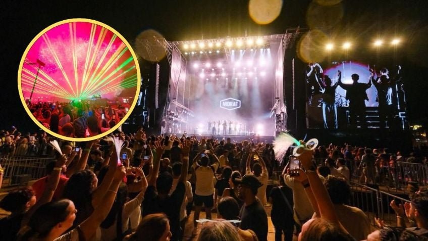 Más de 20 mil espectadores disfrutaron del concierto gratuito de Morat sobre la laguna Nichupté por inauguración del puente