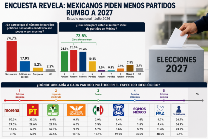 Los partidos rumbo a 2027