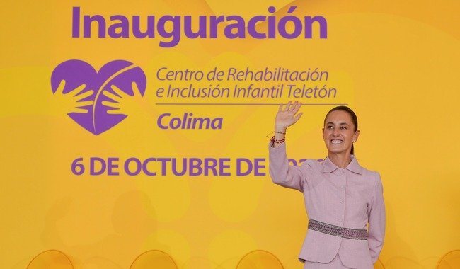 Presidenta inaugura CRIT de Teletón en Colima; la Constitución garantiza el derecho a la rehabilitación de las personas con discapacidad